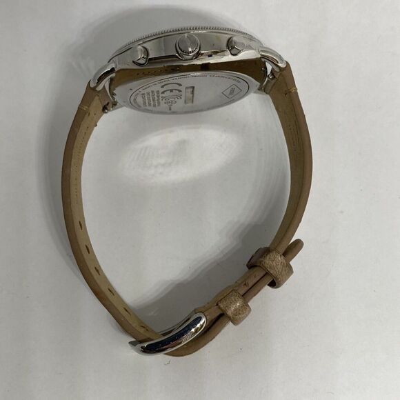 Fossil FTW1200 Women's Sand Leather Silver Analog Dial Hybrid Smartwatch CM541 - Picture 11 of 12